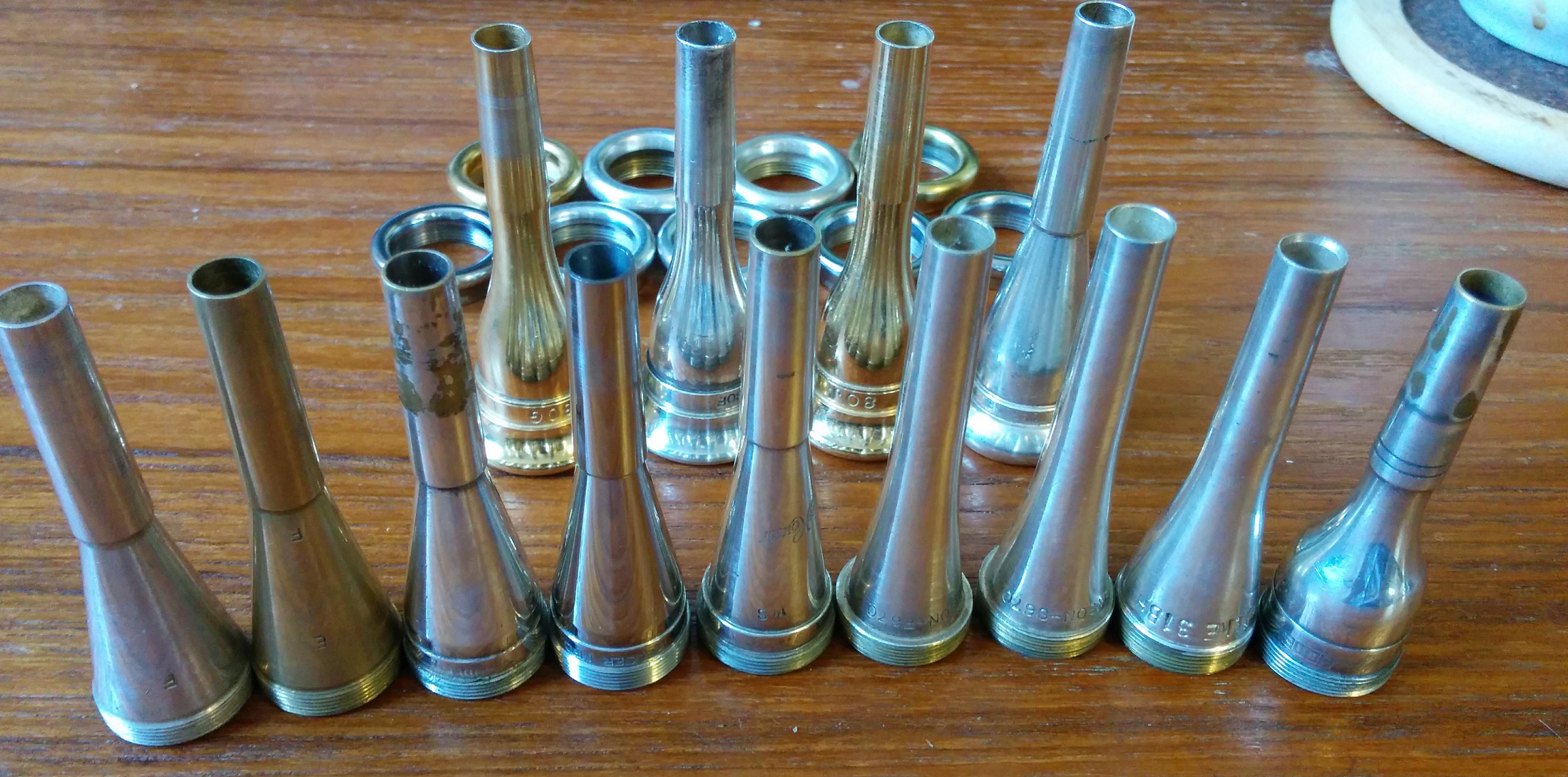 french horn mouthpiece comparison chart